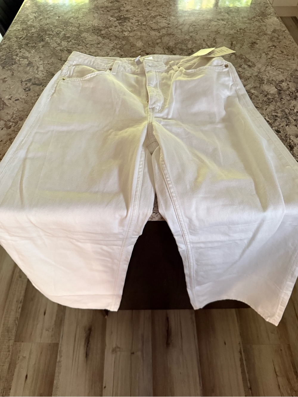 Ladies White Denim Jeans